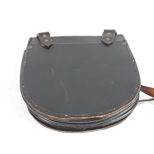 182 - Leather satchel plus one