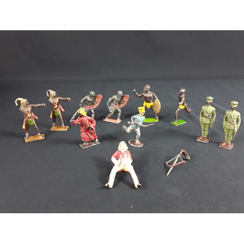 316 - Collection of lead figures