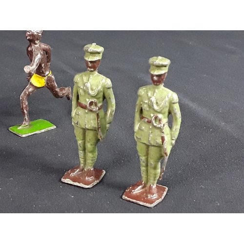 316 - Collection of lead figures