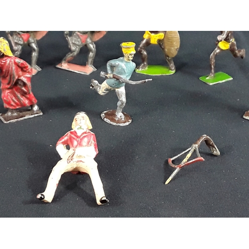 316 - Collection of lead figures