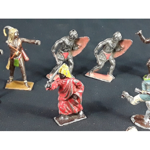 316 - Collection of lead figures