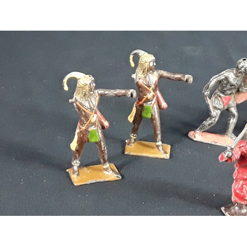 316 - Collection of lead figures