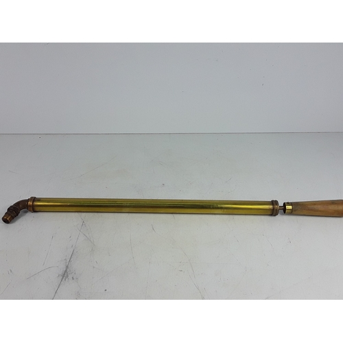 192 - Three brass pumps