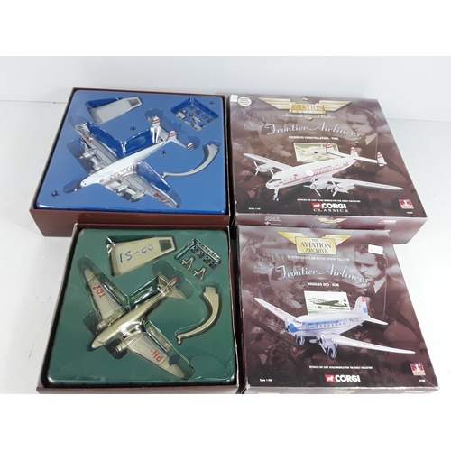 237 - Four boxed Corgi aircraft