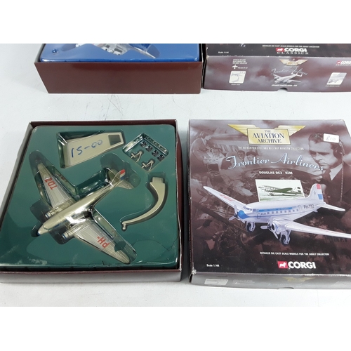 237 - Four boxed Corgi aircraft