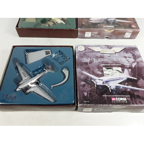 237 - Four boxed Corgi aircraft