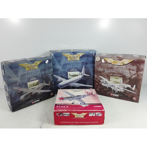 238 - Four boxed Corgi aircraft