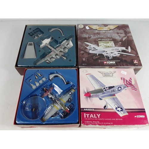 238 - Four boxed Corgi aircraft