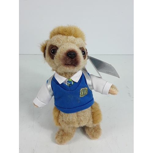 350 - Collection of meerkats stuffed toys, Ted and Babe