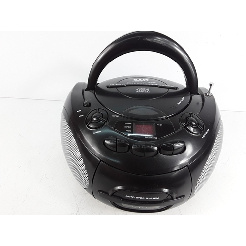 351 - Nikon camera and lens, Canon camera, CD players, and electricals