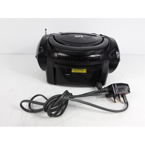 351 - Nikon camera and lens, Canon camera, CD players, and electricals