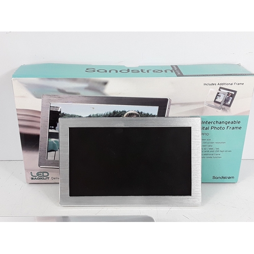 351 - Nikon camera and lens, Canon camera, CD players, and electricals