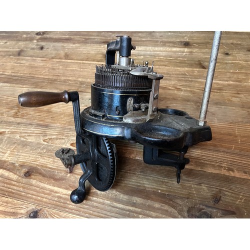 194 - Vintage sock knitting machine