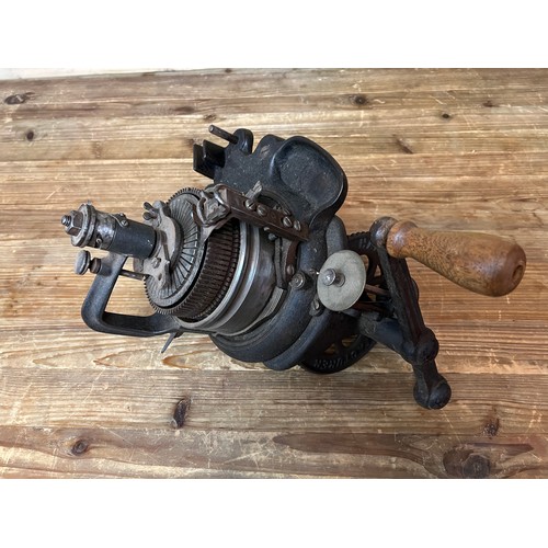 195 - Vintage sock knitting machine