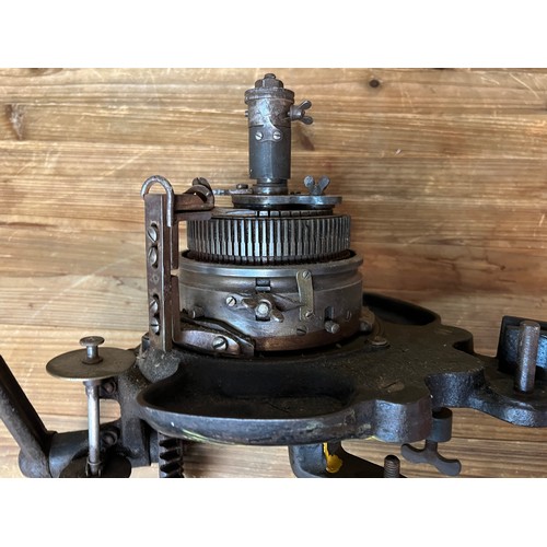 195 - Vintage sock knitting machine