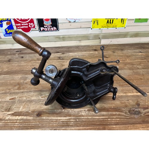 196 - Vintage sock knitting machine