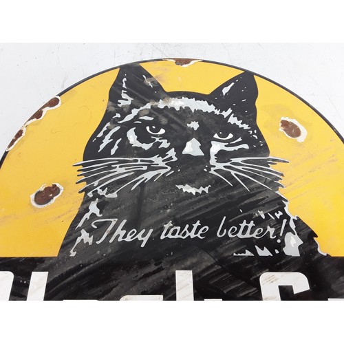 67 - Enamel advertising sign, 28 x 30cms