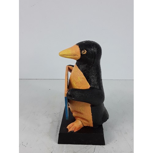 73 - Guinness penguin metal advertising figure, 16cms in height