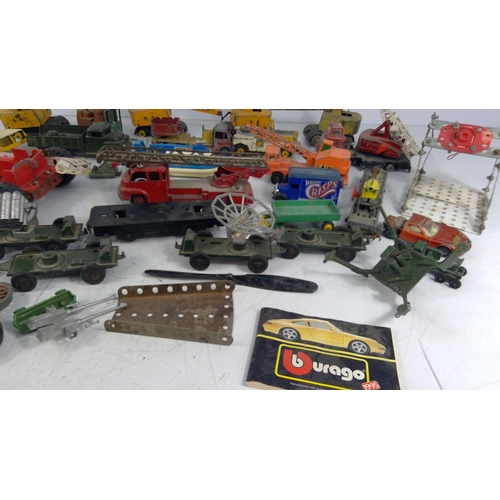 303 - Box of vintage model vehicles