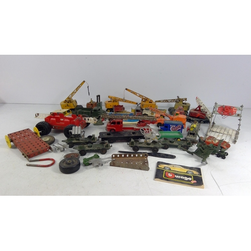 303 - Box of vintage model vehicles