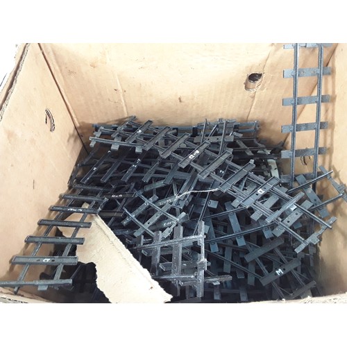 320 - Large selection of various track, accessories, and railway items, mainly 0 gauage