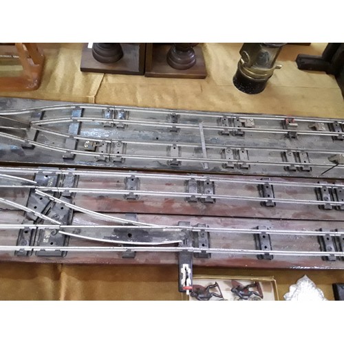 320 - Large selection of various track, accessories, and railway items, mainly 0 gauage