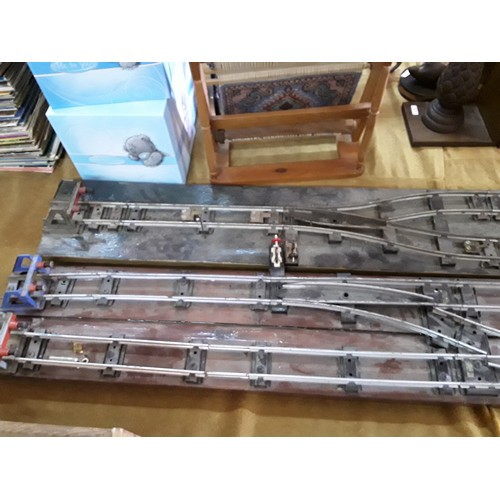 320 - Large selection of various track, accessories, and railway items, mainly 0 gauage