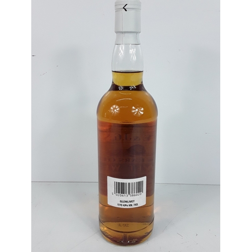 10 - Boxed bottle of George Smith's Single Malt Glenlivet Whiskey, 15 years old, 70cl, 40%