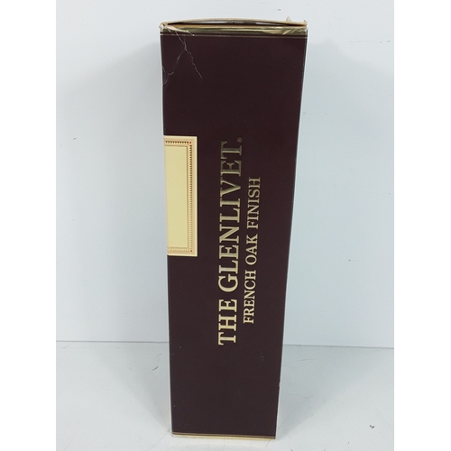 12 - Boxed bottle of The Glenlivet French Limousin Oak Finish, aged 12 years, 700ml, 40%, early 2000's