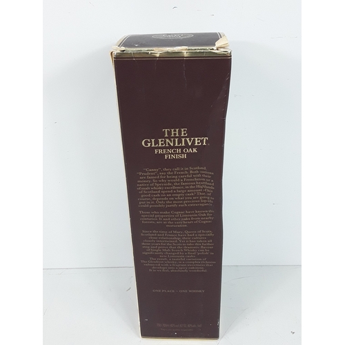 12 - Boxed bottle of The Glenlivet French Limousin Oak Finish, aged 12 years, 700ml, 40%, early 2000's