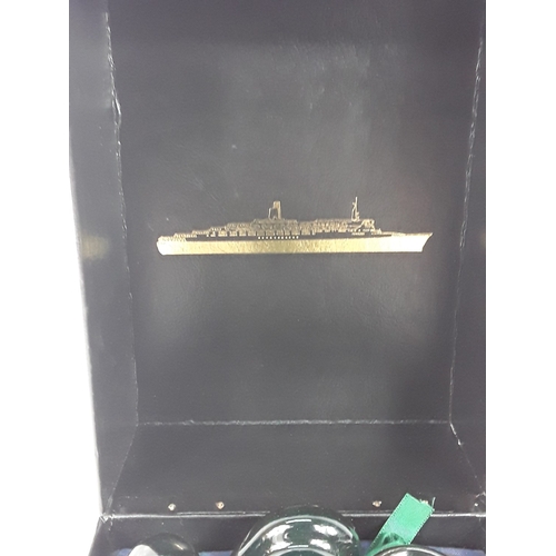 21 - QE2 ceramic bottle of 12 year old Single malt Scotch Whisky, 48.6%, 75cl, 1980's