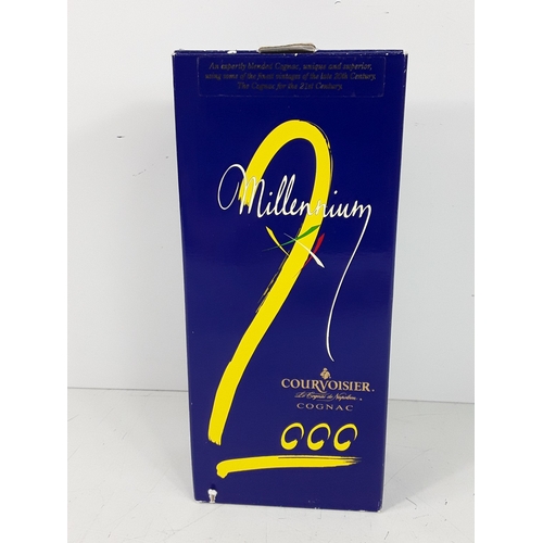25 - Boxed bottle of Courvoisier 2000 Millenium Cognac, 40%, 70cl