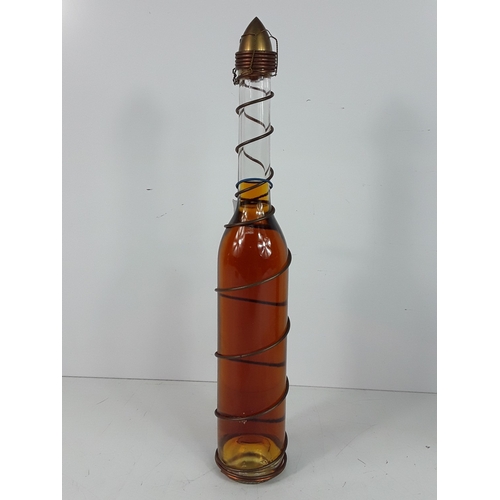 27 - Bottle of Elie Arnaud Denoix XO Cognac (missing label) and a bottle of Mavrodaphne of Patras sweet r... 