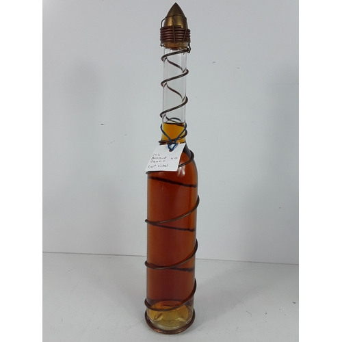 27 - Bottle of Elie Arnaud Denoix XO Cognac (missing label) and a bottle of Mavrodaphne of Patras sweet r... 