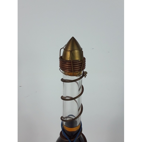 27 - Bottle of Elie Arnaud Denoix XO Cognac (missing label) and a bottle of Mavrodaphne of Patras sweet r... 