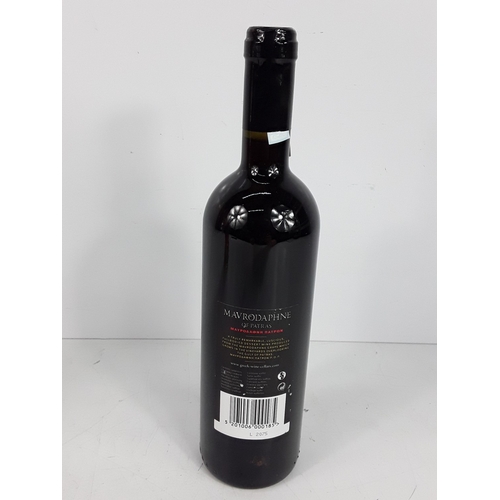 27 - Bottle of Elie Arnaud Denoix XO Cognac (missing label) and a bottle of Mavrodaphne of Patras sweet r... 