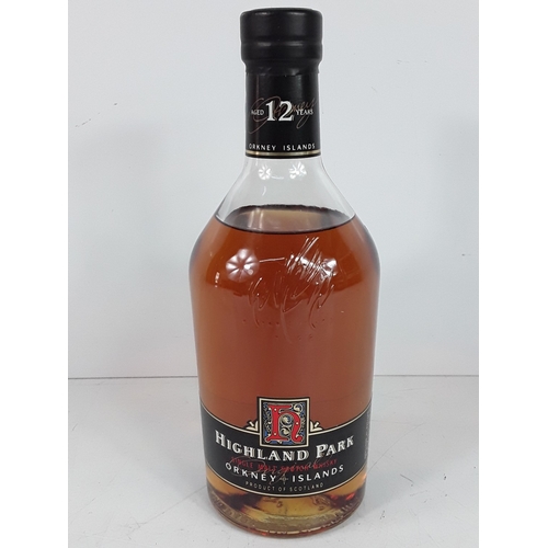42 - Litre bottle of Highland Park Orkney Islands Single Malt aged 12 years, 43%, 1990's