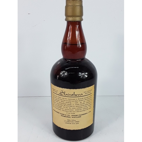 43 - Bottle of Alexander Dunn selected and bottled for James Brown, 26 2/3 fl.ozs, 70% proof,1980's