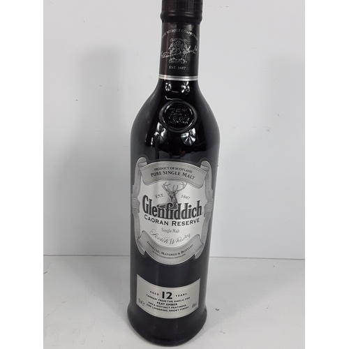 47 - Tubed bottle of Glenfiddich Caoran Reserve aged 12 years, 70cl, 40%, 1990's