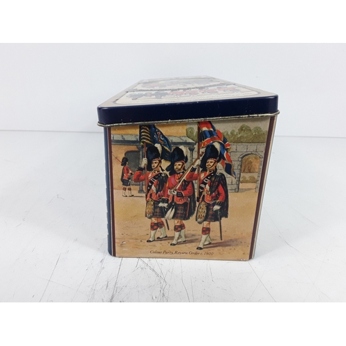 49 - Tin boxed Glen Moray Single Highland Malt, 12 years old, The Queens Own Cameron Highlanders, 70cl, 4... 