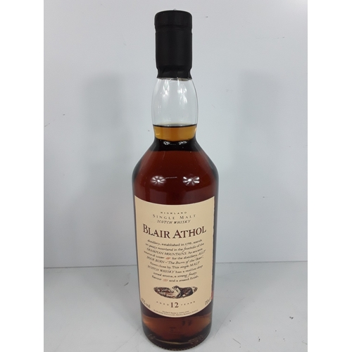7 - Boxed bottle of Blair Athol Single Malt aged 12 years, Flora & Fauna, 70cl, 43%, 1990's.