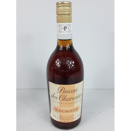 9 - Bottle of Grand Cuvee Mandarine Imperiale Liqueur, 700ml, 38% and a bottle of Pineau des Charentes L... 