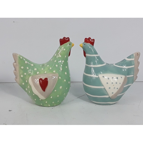 139 - Brass ware including door knockers, trophy, salt & pepper cruet sets and metal egg tin dated 1894