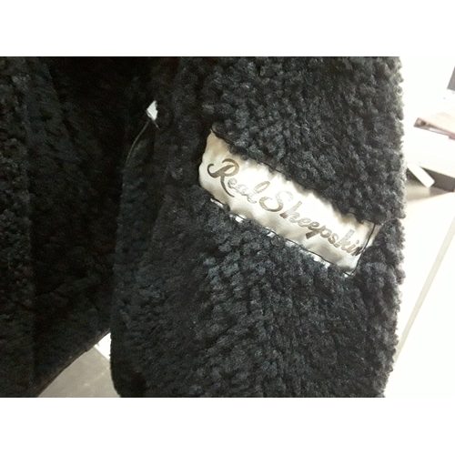 145 - Shearling B3 leather flight jacket