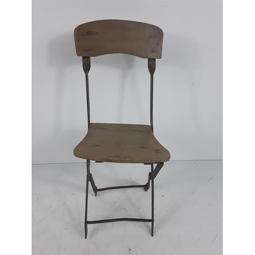 124 - Victorian Sale Man sample folding chair, 28cms in height