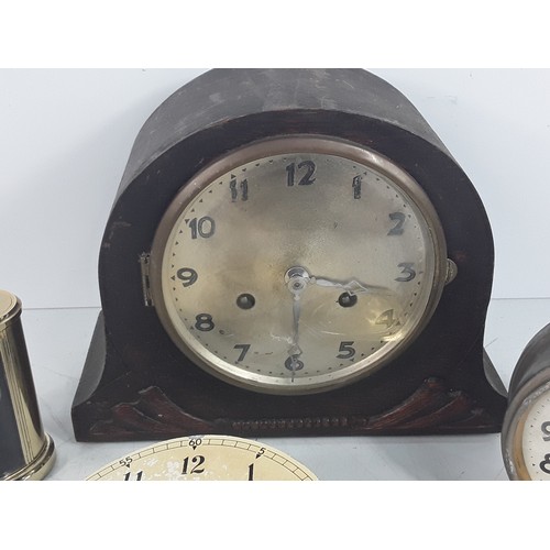 128 - Box of various clocks