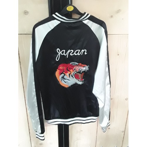 129 - Vintage embroidered satin jacket