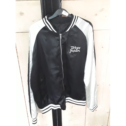 129 - Vintage embroidered satin jacket