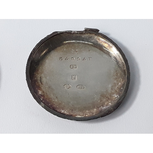 179 - Silver cased pocket watch and silver cased fob watch