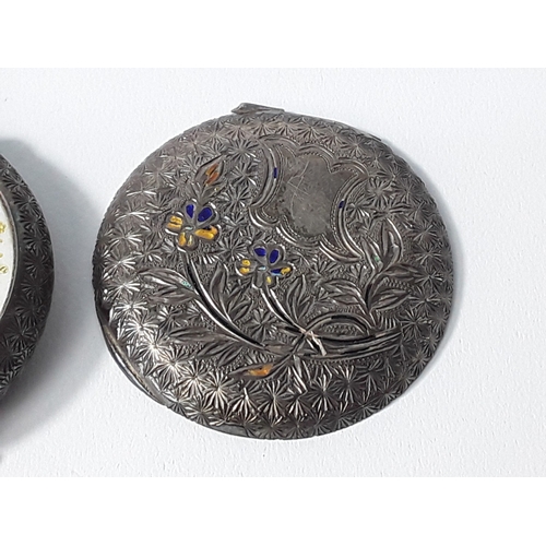 179 - Silver cased pocket watch and silver cased fob watch